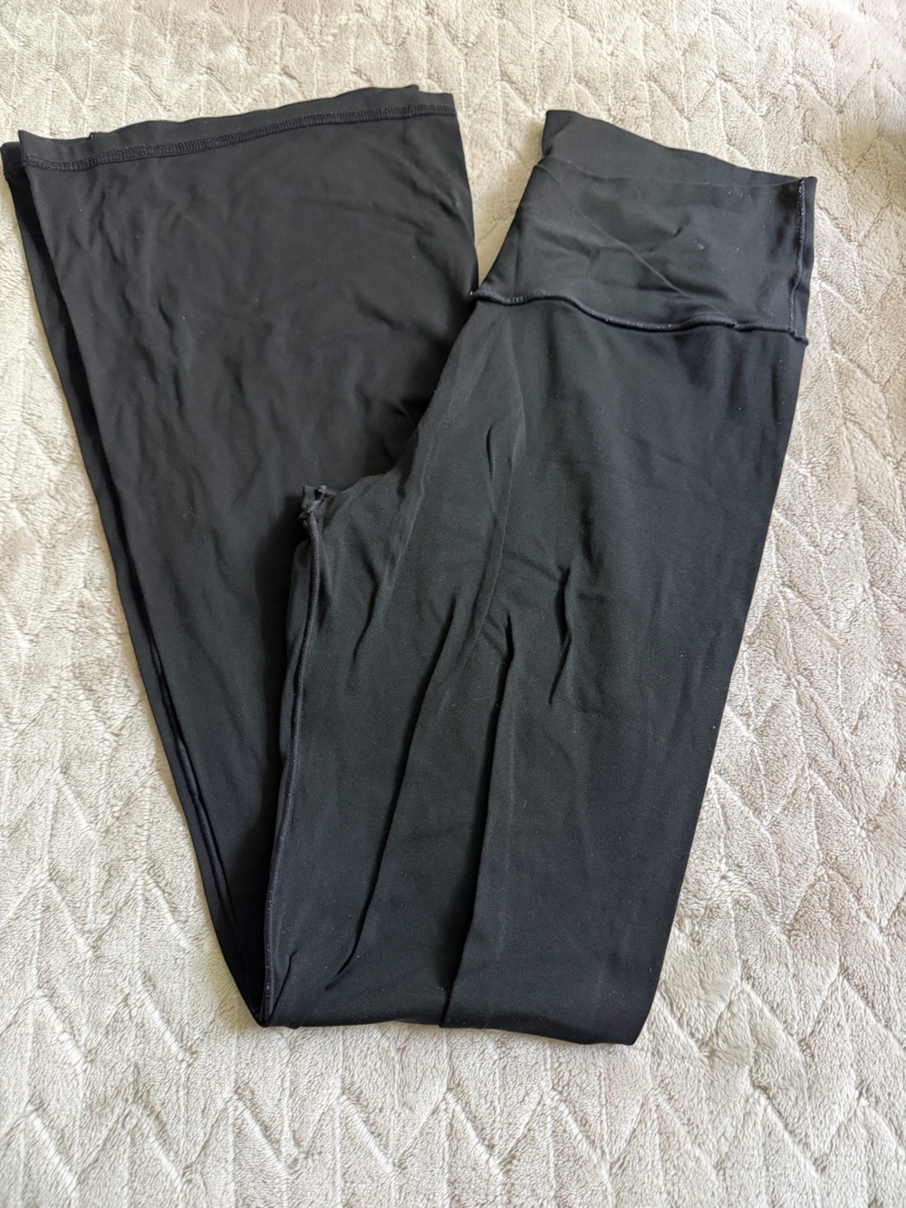 aerie Black High-Waist Flare Leggings